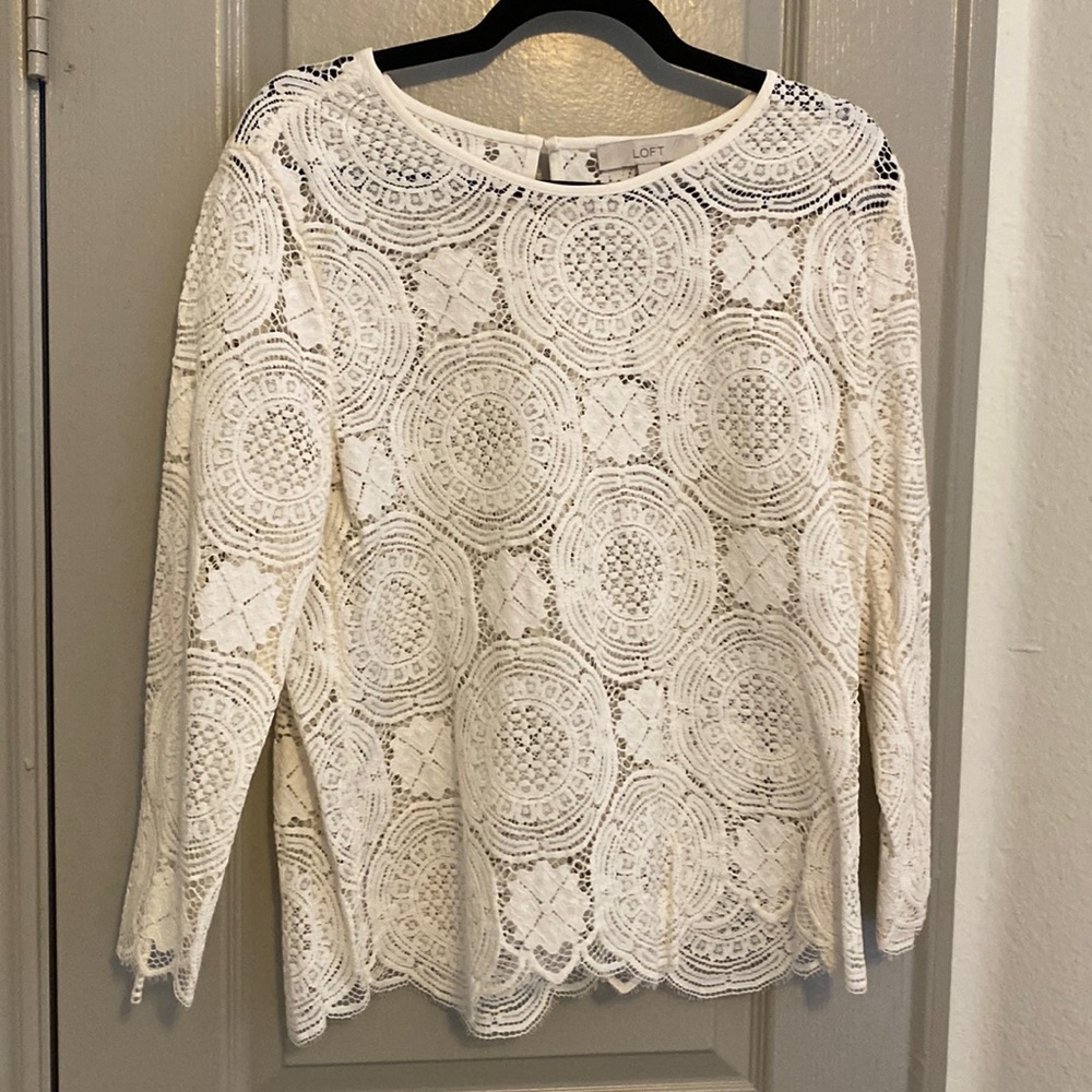 Lace 3/4 blouse